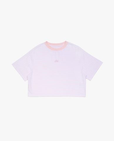  LEE - Áo croptop nữ cổ tròn tay ngắn Modern Seasonal 