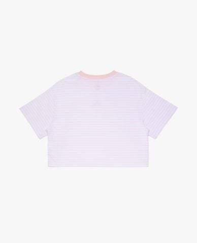  LEE - Áo croptop nữ cổ tròn tay ngắn Modern Seasonal 