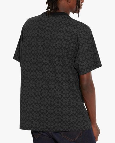  COACH - Áo thun nam tay ngắn cổ tròn Scooby DooSignature 