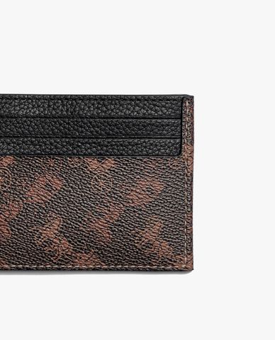  COACH - Ví đựng name card nam Horse & Carriage Print 