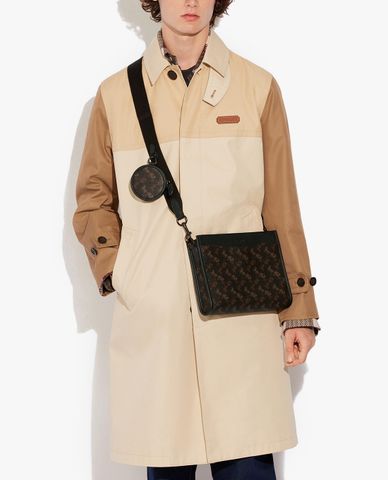  COACH - Túi đeo chéo nam chữ nhật Hitch Convertible 