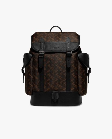  COACH - Balo nam phom chữ nhật phối hoạ tiết Hitch Horse and Carriage 