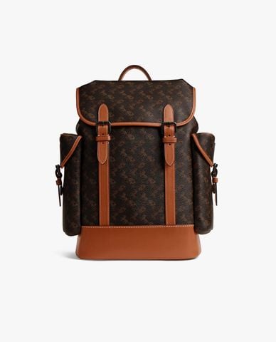  COACH - Balo nam nắp gập Hitch With Horse And Carriage Print 