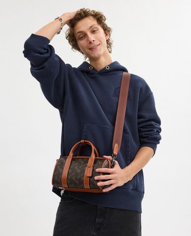  COACH - Túi đeo chéo nam chữ nhật Gotham Duffle 24 With Horse And Carriage Print 