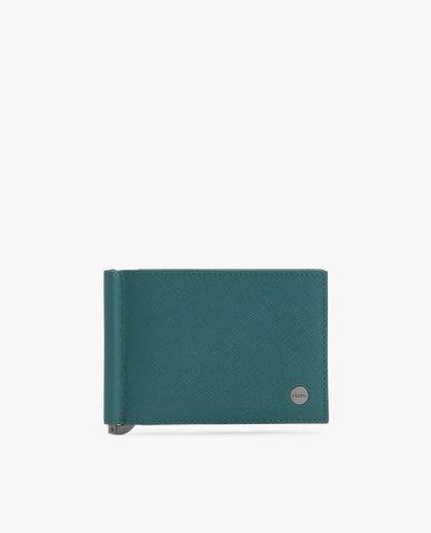  PEDRO - Ví nam đựng name card dạng gập phối kẹp tiền Leather Bi Fold 