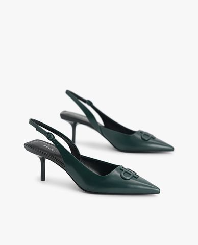  PEDRO - Giày cao gót nữ bít mũi Icon Leather Pointed 