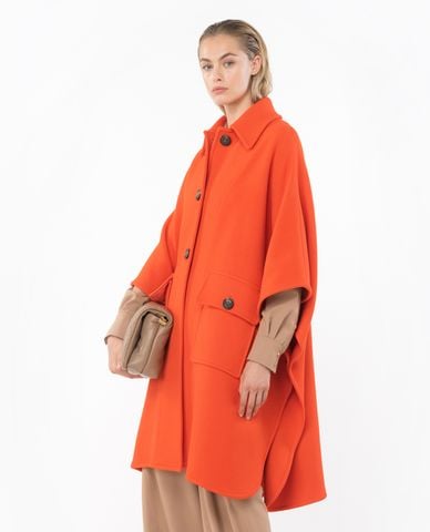  PINKO - Áo khoác nữ phom rộng dáng dài Motif 