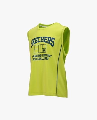  SKECHERS - Áo sát nách bé trai cổ tròn năng động 