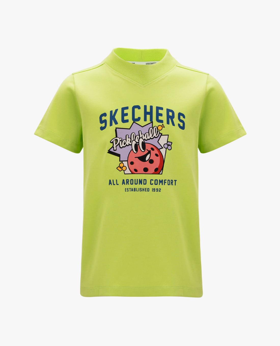 SKECHERS - Áo thun bé trai cổ tròn tay ngắn phối họa tiết