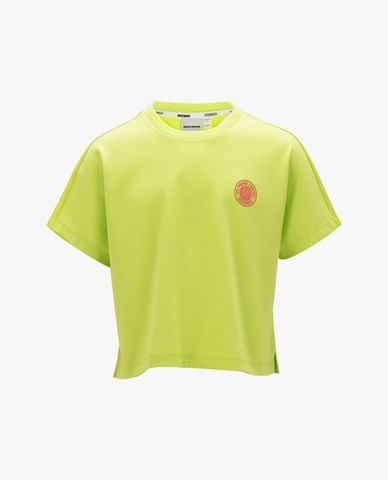  SKECHERS - Áo thun bé gái cổ tròn tay ngắn năng động 