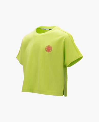  SKECHERS - Áo thun bé gái cổ tròn tay ngắn năng động 