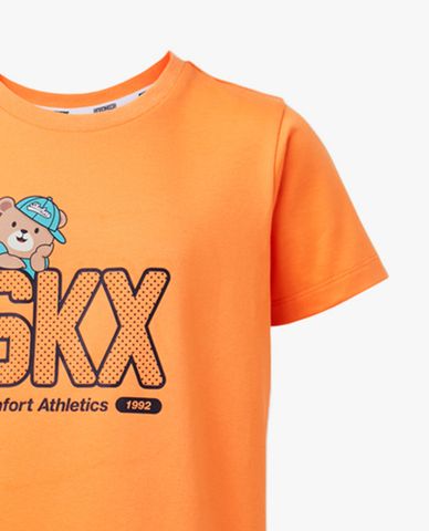  SKECHERS - Áo thun bé trai cổ tròn tay ngắn Comfort Athletic 