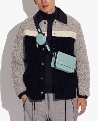  COACH - Túi đeo chéo nam chữ nhật Charter With Hybrid Pouch 