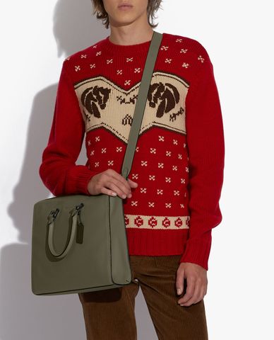  COACH - Cặp xách nam chữ nhật Gotham 