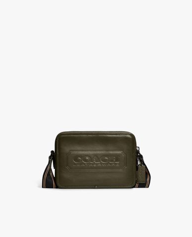  COACH - Túi đeo chéo nam chữ nhật Charter 24 