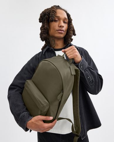  COACH - Balo nam phom chữ nhật phối logo Hall 