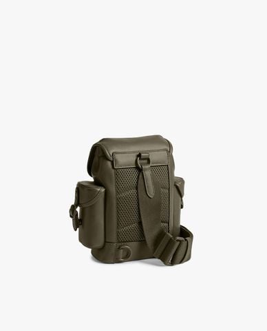  COACH - Túi đeo chéo nam phom chữ nhật phối túi nắp gập cá tính 