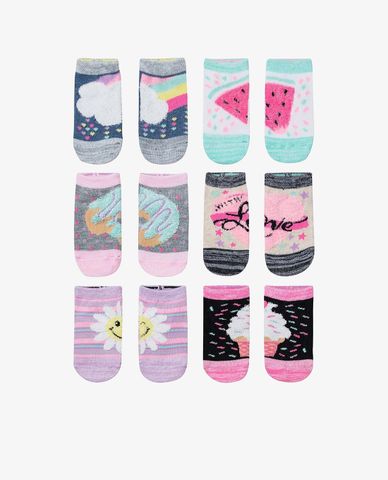  SKECHERS - Set 6 vớ nữ cổ thấp Non Terry 