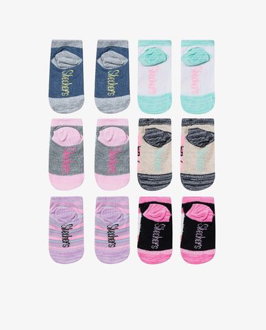  SKECHERS - Set 6 vớ nữ cổ thấp Non Terry 