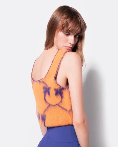  PINKO - Áo hai dây nữ sát nách phom ôm Laurie 