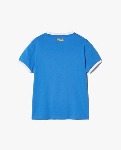  FILA - Áo thun trẻ em Travel Club Ringer 