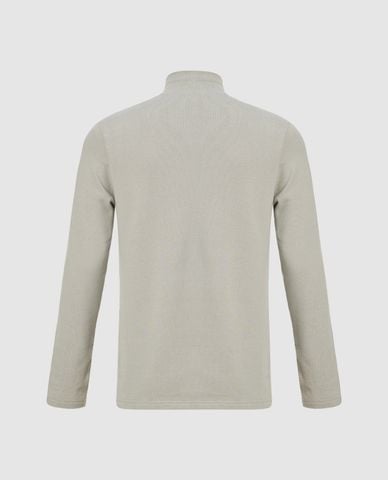  URBAN REVIVO - Áo thun nam cổ lọ tay dài Straight 