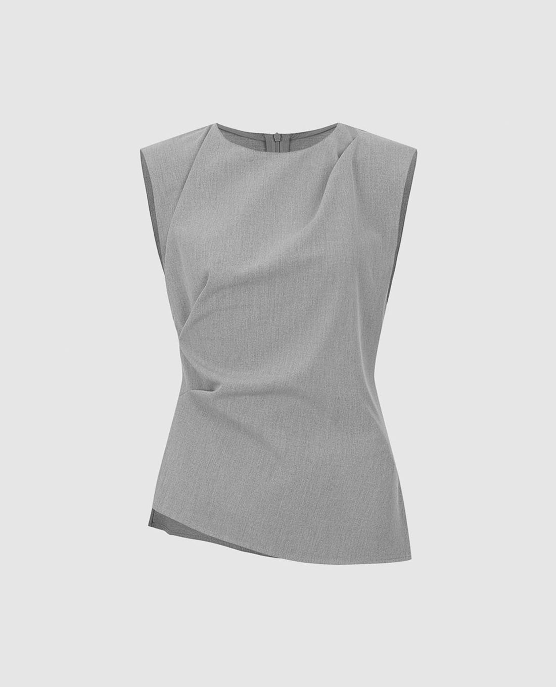 URBAN REVIVO - Áo sát nách nữ cổ tròn vạt chéo