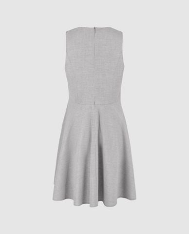  URBAN REVIVO - Đầm sát nách mini cổ tròn A-Line 