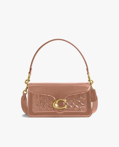  COACH - Túi đeo vai nữ nắp gập phom chữ nhật thanh lịch 