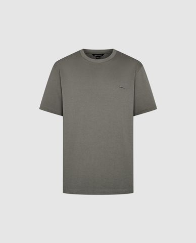  URBAN REVIVO - Áo thun nam cổ tròn tay ngắn hiện đại 