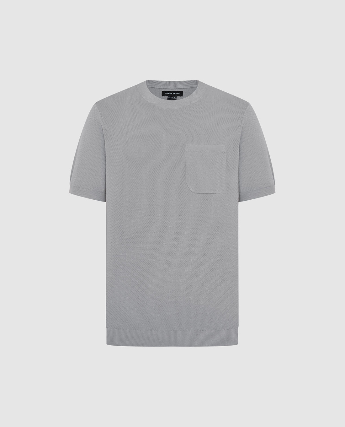 URBAN REVIVO - Áo thun nam cổ tròn tay ngắn