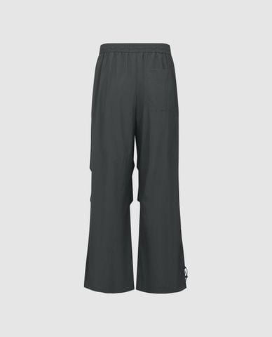  URBAN REVIVO - Quần nam ống rộng lưng thun Ruched 