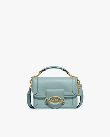  COACH - Túi đeo vai nữ phom chữ nhật nắp gập Hero 