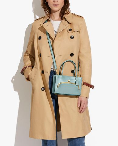  COACH - Túi tote nữ chữ nhật Cashin Carry 22 