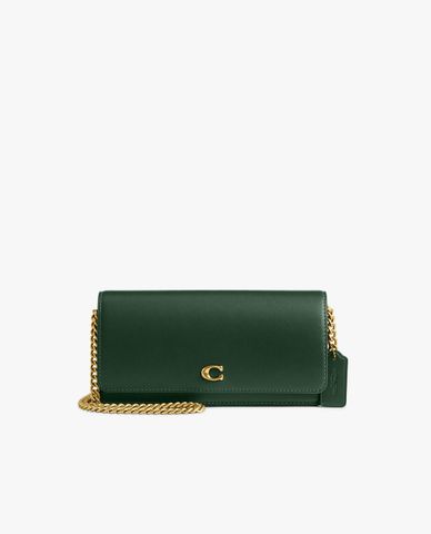  COACH - Túi đeo chéo nữ chữ nhật nắp gập thanh lịch 