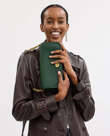  COACH - Túi đeo vai nữ phom chữ nhật Dinky 