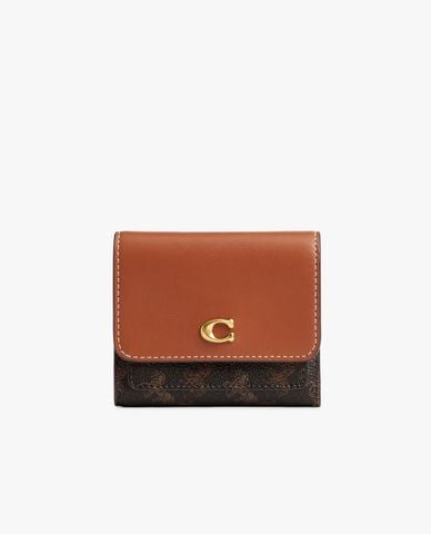  COACH - Ví nữ dáng ngắn Mila With Horse And Carriage Print 