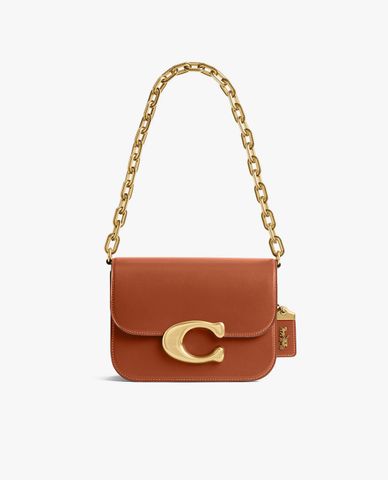  COACH - Túi đeo vai nữ nắp gập Idol 