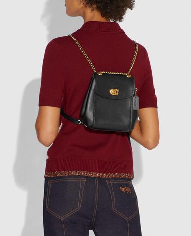  COACH - Balo da nữ mini dáng vuông Parker 16 