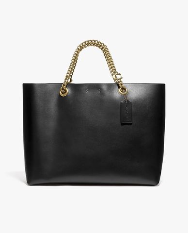  COACH - Túi tote quai đeo mắc xích kim loại Signature Chain 