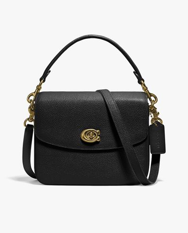  COACH - Túi đeo chéo nắp gập khóa kim loại Cassie 19 