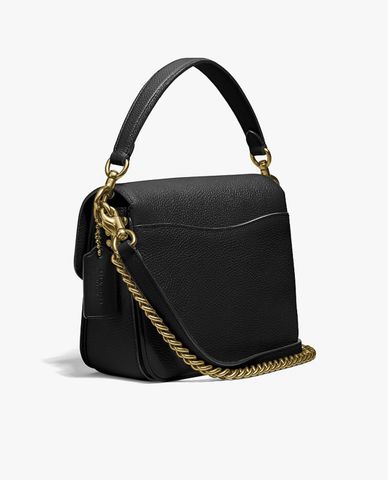  COACH - Túi đeo chéo nắp gập khóa kim loại Cassie 19 