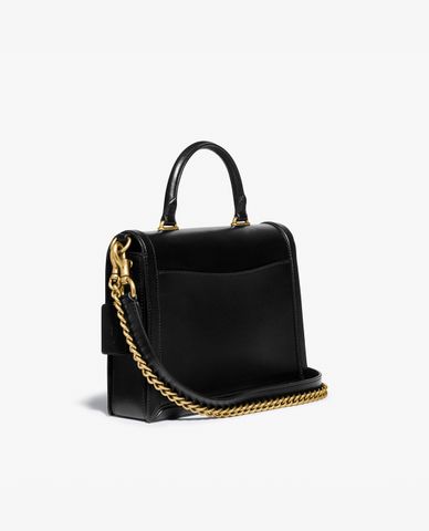  COACH - Túi đeo vai nữ nắp gập Hutton 