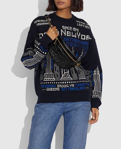  COACH - Túi bao tử nữ Quilting 