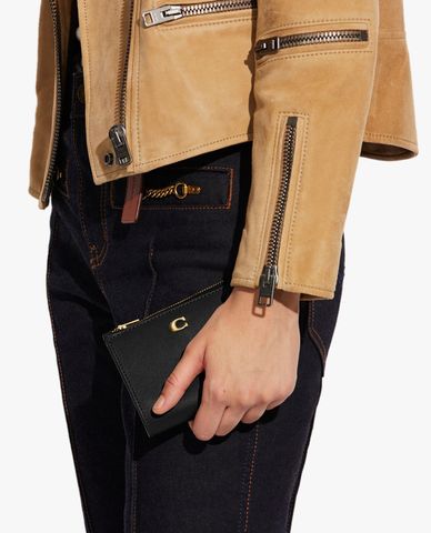  COACH - Ví nữ dáng ngắn dạng gập phom chữ nhật Bifold Snap 