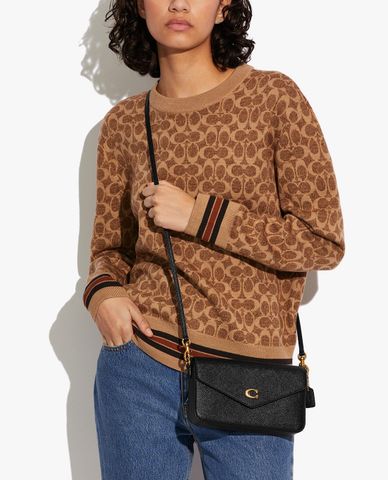  COACH - Ví nữ dáng dài nắp gập phom chữ nhật Wyn 