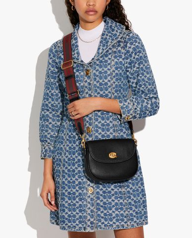  COACH - Túi đeo chéo nữ nắp gập Willow 