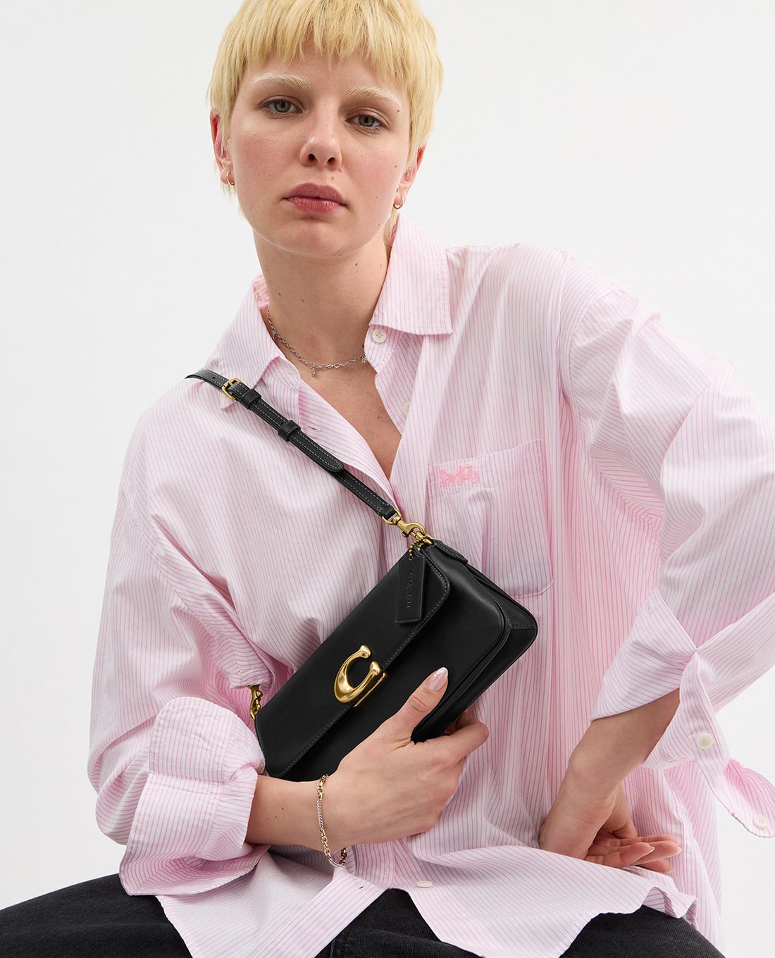 COACH - Túi đeo vai nữ phom chữ nhật Jet