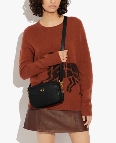  COACH - Túi đeo chéo nữ chữ nhật Camera 