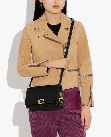  COACH - Túi đeo chéo nữ nắp gập phom chữ nhật Bandit 